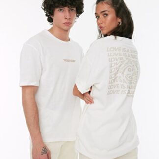 Unisex Oversize White T-shirt