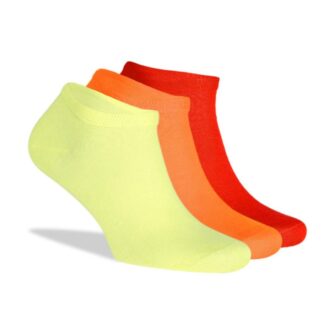 Unisex Mixed Color Short Socket Socks - 3 Pairs